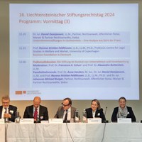 16. Liechtensteinischer Stiftungsrechtstag mit dem Schwerpunkt «Unternehmensstiftung»