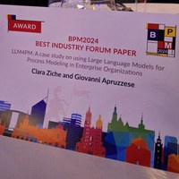 Masterarbeit mit BPM2024 BEST INDUSTRY FORUM Paper Award ausgezeichnet