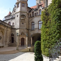 Sigmaringen Castle and the Beuron Monastery in the Danube valley