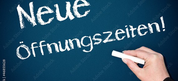 Ankündigung: Neue Service- und Öffnungszeiten der Bibliothek