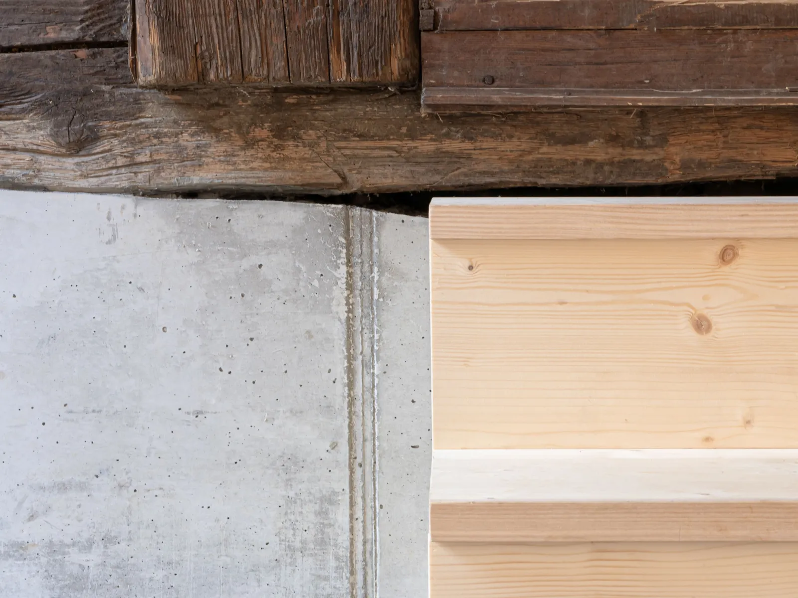 Altes und neues Holz