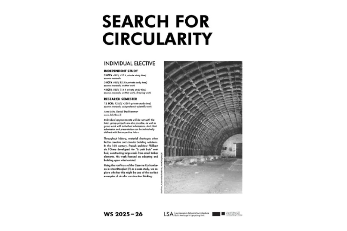 Poster zur Independent Study "Search for circularity"
