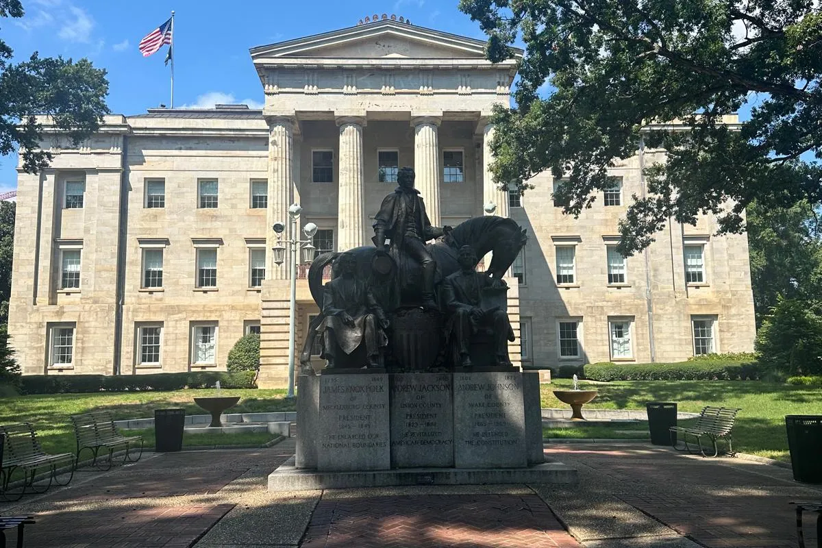 Aussenaufnahme von Raleigh North Carolina