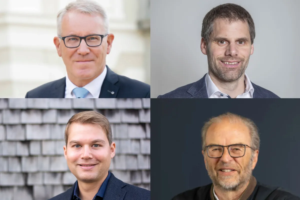 Porträts der Referenten beim Symposium des Hochschulverbunds 2026