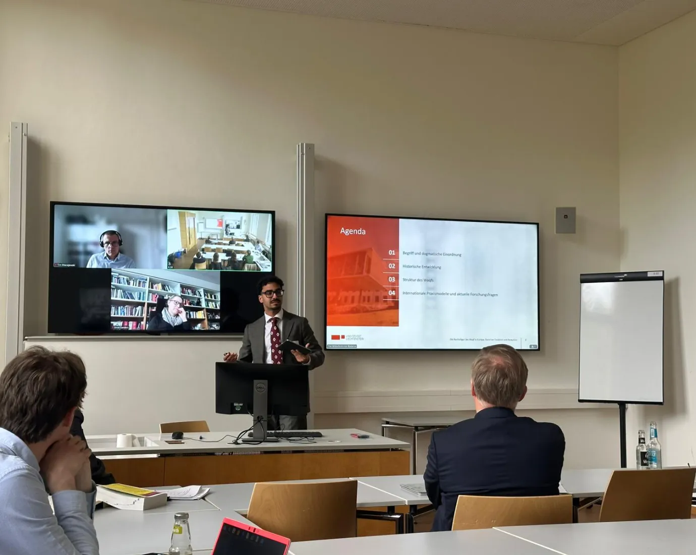 Vortrag mit Präsentation an der Universität Liechtenstein