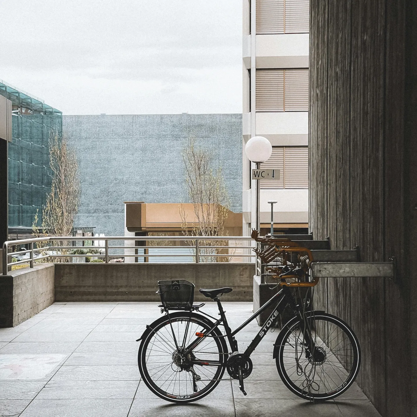 Fahhrad im Städtle von Vaduz