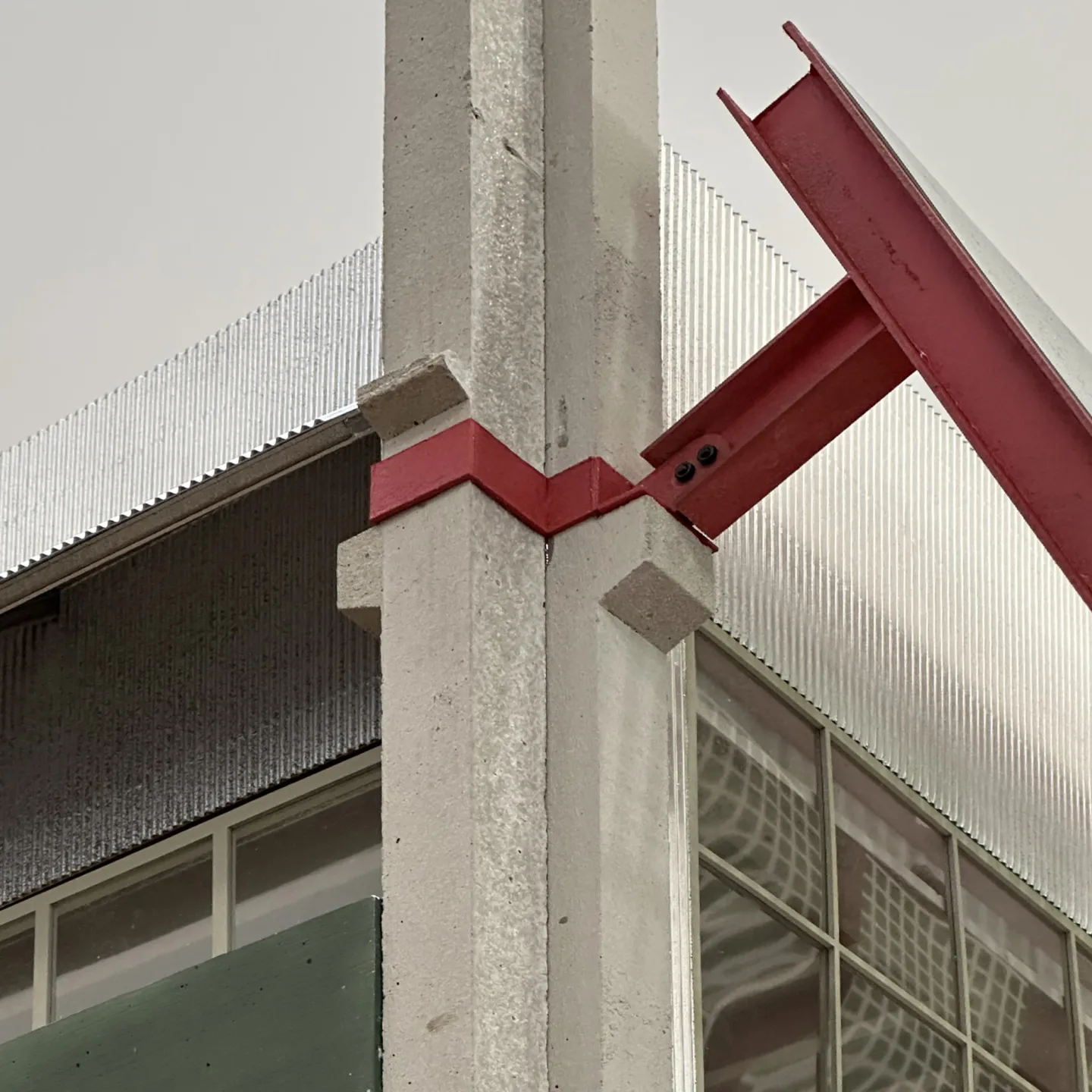 Detailaufnahme eines Architekturmodells