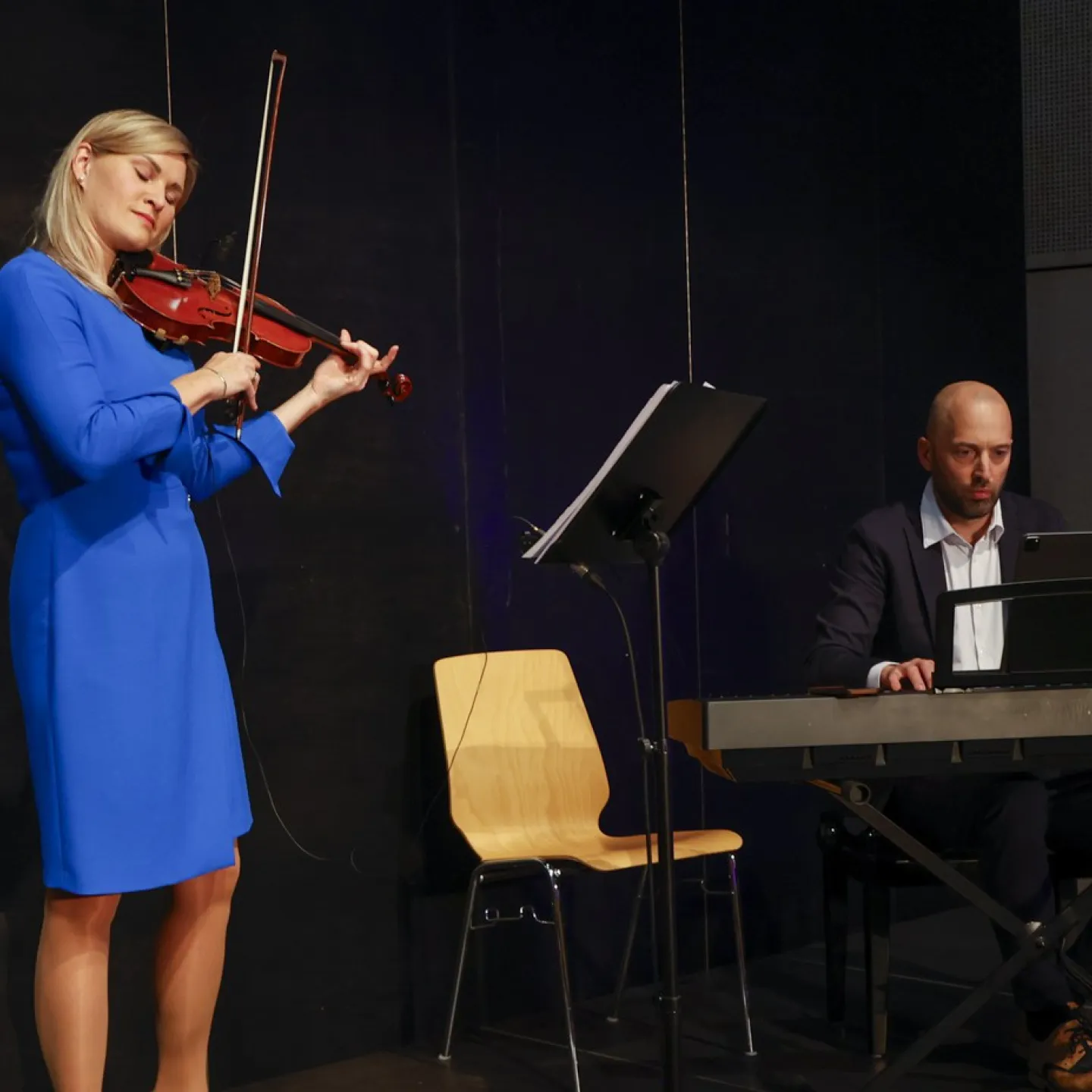 Auf dem Bild sind Janina Rischka und Franz Ortner.