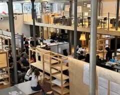 Blick ins Architekturstudio 