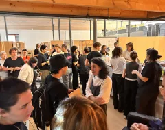 Austausch nach dem Referat mit den Besuchern des Alumni Talks