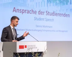 Ansprache der Studierenden bei der Diplomfeier der Universität Liechtenstein