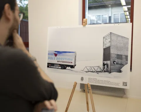 Vernissage Fotoausstellung Christian Clauwers am 7. Oktober 2025 an der Universität Liechtenstein.