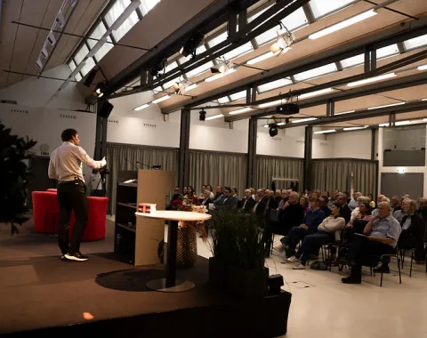 Publikum beim Campus-Gespräch an der Universität Liechtenstein