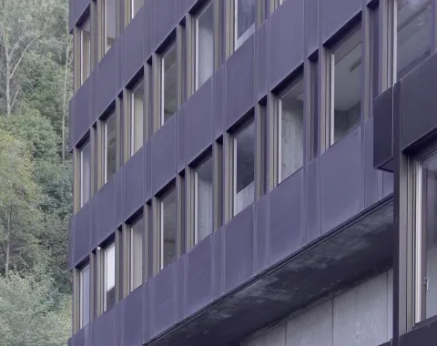 Das Postgebäude in Vaduz 