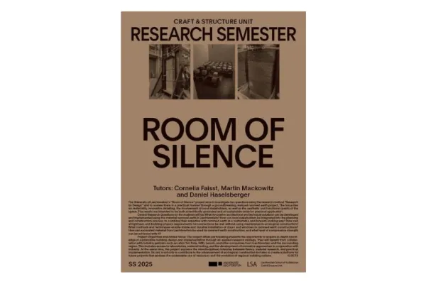 Braunes Cover mit dem Titel "Room of Silence"