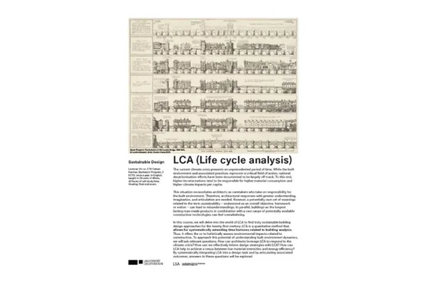 Cover der Vorlesung "Life Cycle Analysis"