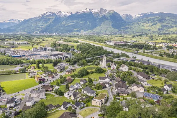 Luftbild von Unterbendern