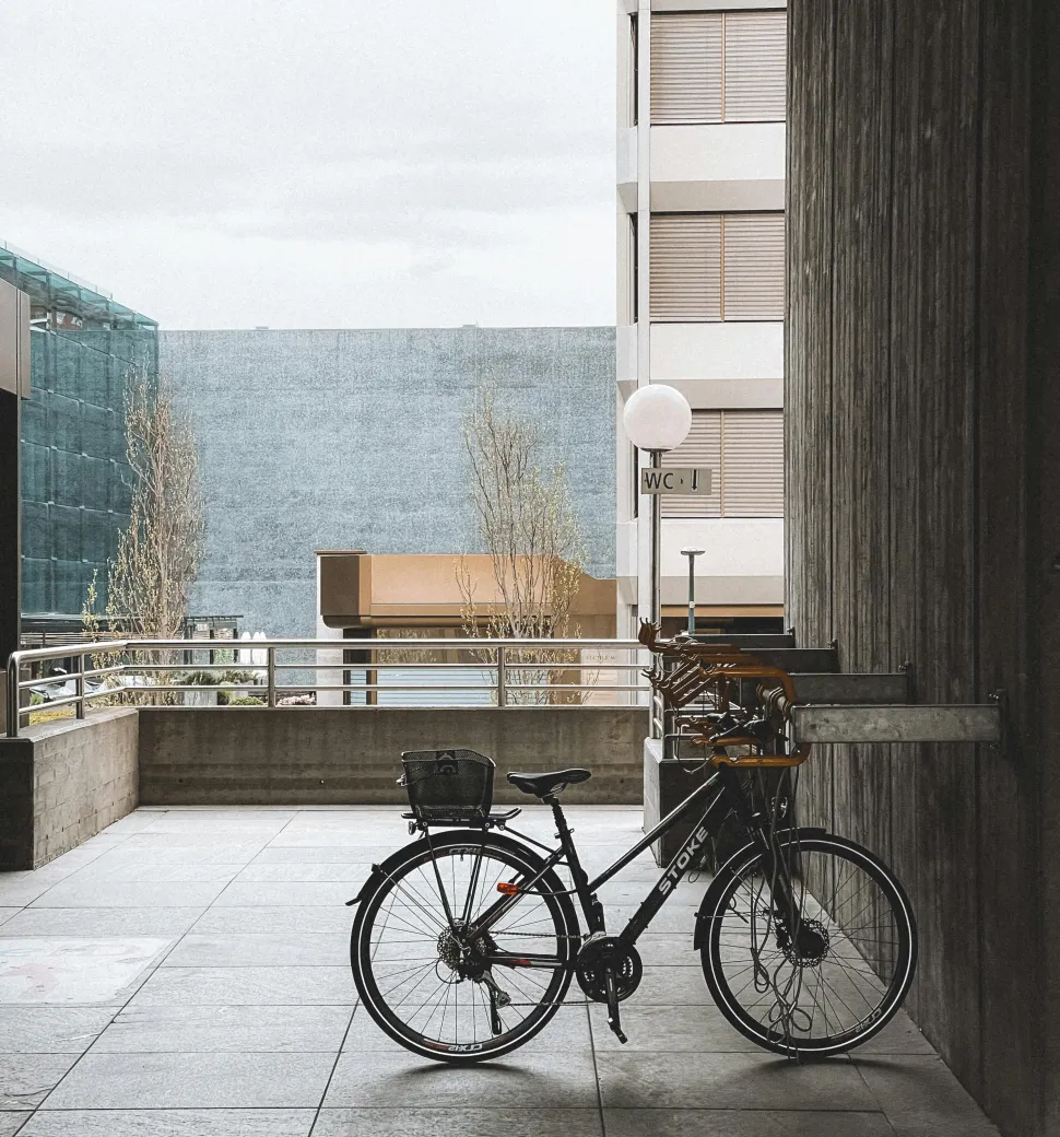 Fahhrad im Städtle von Vaduz